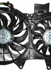 TYC Genera Dual Radiator and Condenser Fan Assembly Audi 80 1988                                     - 622540 - Image 2