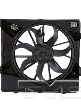 TYC Genera Dual Radiator and Condenser Fan Assembly Cadillac SRX 2010-2016                                     - 622650 - Image 4