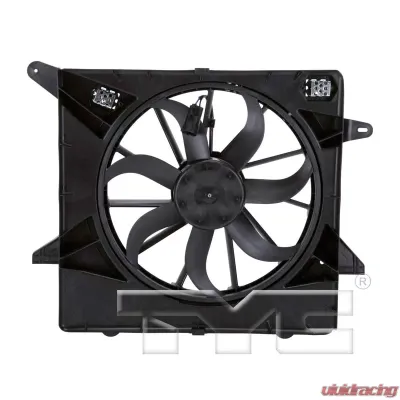 TYC Genera Dual Radiator and Condenser Fan Assembly Cadillac SRX 2010-2016 - 622650