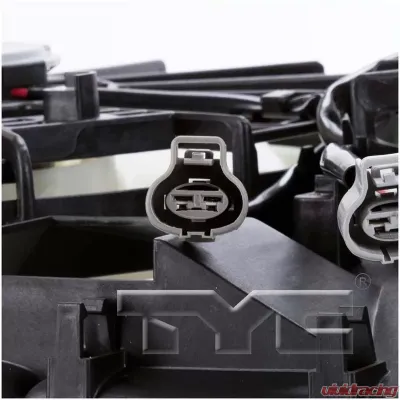TYC Genera Dual Radiator and Condenser Fan Assembly Lexus RX450h 2010-2013 - 622680