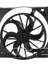 TYC Genera Dual Radiator and Condenser Fan Assembly Jeep Liberty 2002-2007 3.7L V6                                     - 622690 - Image 4