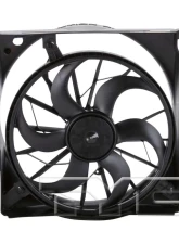 TYC Genera Dual Radiator and Condenser Fan Assembly Jeep Liberty 2002-2007 3.7L V6                                     - 622690 - Image 3
