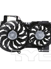 TYC Genera Dual Radiator and Condenser Fan Assembly Audi 80 1988                                     - 622710 - Image 4