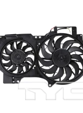 TYC Genera Dual Radiator and Condenser Fan Assembly Audi 80 1988                                     - 622710 - Image 3