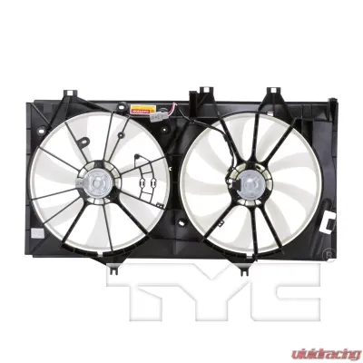 TYC Genera Dual Radiator and Condenser Fan Assembly Toyota Camry 2012-2017 2.5L 4-Cyl - 622760