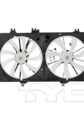 TYC Genera Dual Radiator and Condenser Fan Assembly Toyota Camry 2012-2017 2.5L 4-Cyl                                     - 622760 - Image 4