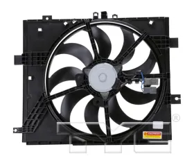 TYC Genera Dual Radiator and Condenser Fan Assembly Nissan Automatic CVT