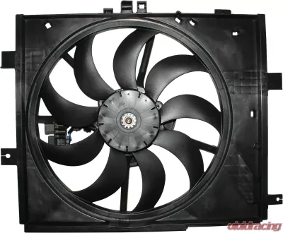 TYC Genera Dual Radiator and Condenser Fan Assembly Nissan Automatic CVT - 622770