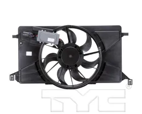 TYC Genera Dual Radiator and Condenser Fan Assembly Ford 2.0L 4-Cyl