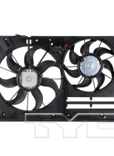 TYC Genera Dual Radiator and Condenser Fan Assembly Volkswagen Jetta                                     - 622820 - Image 3