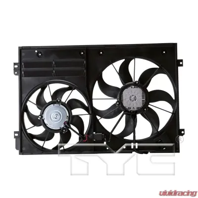 TYC Genera Dual Radiator and Condenser Fan Assembly Volkswagen Jetta 2011-2016 2.0L 4-Cyl - 622830