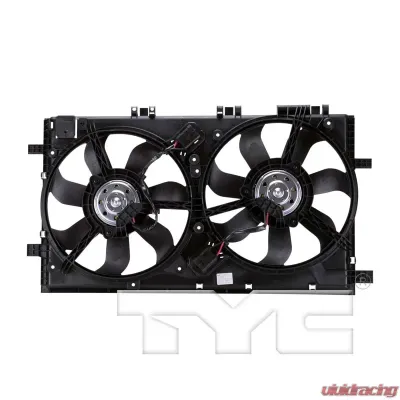 TYC Genera Dual Radiator and Condenser Fan Assembly Buick Regal 2011-2013 2.0L 4-Cyl - 622860