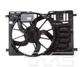 TYC Genera Dual Radiator and Condenser Fan Assembly Ford Escape 2013-2016 2.0L 4-Cyl