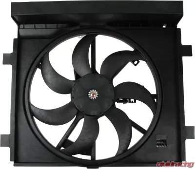 TYC Genera Dual Radiator and Condenser Fan Assembly Nissan Sentra 2013-2019 1.8L 4-Cyl - 622880