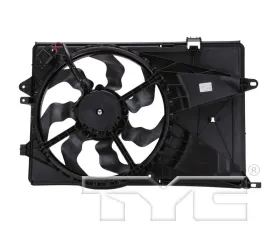 TYC Genera Dual Radiator and Condenser Fan Assembly Chevrolet Sonic 2012-2020 1.4L 4-Cyl Automatic