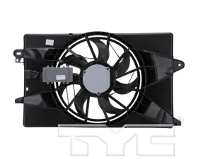 TYC Genera Dual Radiator and Condenser Fan Assembly Dodge Dart 2013-2016