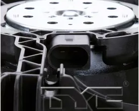TYC Genera Dual Radiator and Condenser Fan Assembly Audi