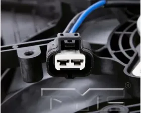 TYC Genera Dual Radiator and Condenser Fan Assembly Mazda Mazda 6 2011-2013 2.5L 4-Cyl