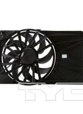 TYC Genera Dual Radiator and Condenser Fan Assembly Fiat 500 2012-2019                                     - 623050 - Image 2