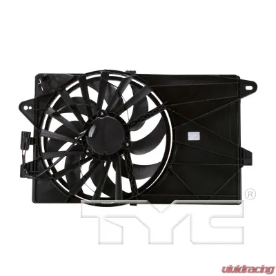 TYC Genera Dual Radiator and Condenser Fan Assembly Fiat 500 2012-2019 - 623050