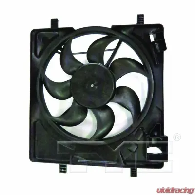 TYC Genera Dual Radiator and Condenser Fan Assembly Chevrolet Spark 2013-2015 - 623070