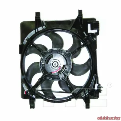 TYC Genera Dual Radiator and Condenser Fan Assembly Chevrolet Spark 2013-2015 - 623070