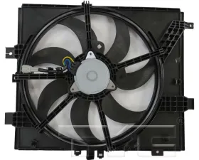 TYC Genera Dual Radiator and Condenser Fan Assembly Nissan