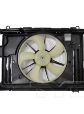 TYC Genera Dual Radiator and Condenser Fan Assembly Toyota Corolla 2014-2019                                     - 623160 - Image 2