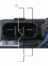 TYC Genera Dual Radiator and Condenser Fan Assembly Infiniti Q50 2014-2016                                     - 623300 - Image 5