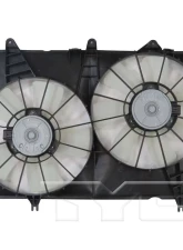 TYC Genera Dual Radiator and Condenser Fan Assembly Cadillac CTS 2003-2004 3.2L V6                                     - 623390 - Image 2
