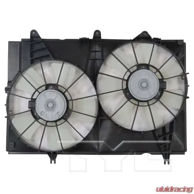 TYC Genera Dual Radiator and Condenser Fan Assembly Cadillac CTS 2003-2004 3.2L V6 - 623390