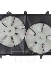 TYC Genera Dual Radiator and Condenser Fan Assembly Cadillac CTS 2003-2004 3.2L V6                                     - 623390 - Image 6