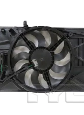 TYC Genera Dual Radiator and Condenser Fan Assembly Fiat 500L 2014-2020                                     - 623560 - Image 2
