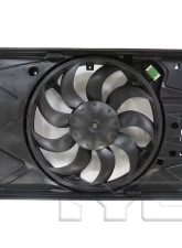 TYC Genera Dual Radiator and Condenser Fan Assembly Fiat 500L 2014-2020                                     - 623560 - Image 5