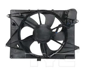 TYC Genera Dual Radiator and Condenser Fan Assembly Hyundai Sonata 2015-2017 2.4L 4-Cyl