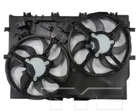 TYC Genera Dual Radiator and Condenser Fan Assembly Ram 3.0L 4-Cyl