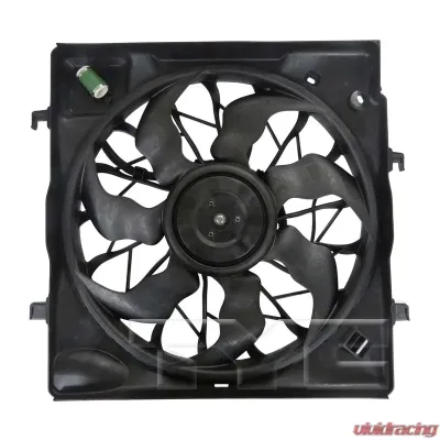 TYC Genera Dual Radiator and Condenser Fan Assembly Kia Optima 2016-2020 - 623750