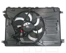 TYC Genera Dual Radiator and Condenser Fan Assembly Volvo