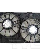 TYC Genera Dual Radiator and Condenser Fan Assembly Jeep Cherokee 2014-2020 3.2L V6                                     - 623850 - Image 5