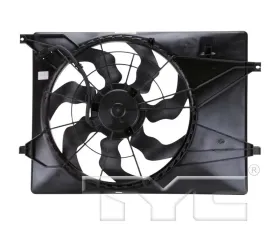 TYC Genera Dual Radiator and Condenser Fan Assembly Kia Sorento 2016-2020