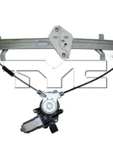TYC Genera Power Window Motor and Regulator Assembly Honda Accord Front Left 2003-2007                                     - 660064 - Image 2
