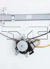 TYC Genera Power Window Motor and Regulator Assembly Nissan Altima Front Left 1998-2001                                     - 660070 - Image 2