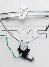 TYC Genera Power Window Motor and Regulator Assembly Honda Civic Front Right 2001-2005                                     - 660107 - Image 2