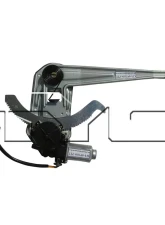 TYC Genera Power Window Motor and Regulator Assembly Ford Ranger Front Left 1996-2011                                     - 660258 - Image 4