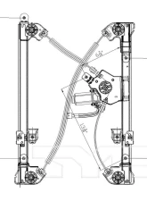TYC Genera Power Window Motor and Regulator Assembly Front Right                                     - 660269 - Image 2
