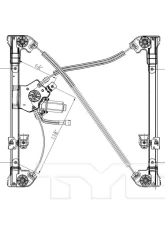 TYC Genera Power Window Motor and Regulator Assembly Ford F-150 Front Left 2004-2008                                     - 660272 - Image 2