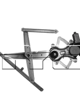 TYC Genera Power Window Motor and Regulator Assembly Toyota FJ Cruiser Front Left 2007-2014                                     - 660320 - Image 2