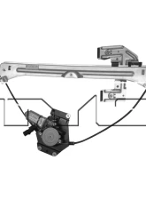 TYC Genera Power Window Motor and Regulator Assembly Chrysler PT Cruiser Front Right 2001-2005                                     - 660341 - Image 4