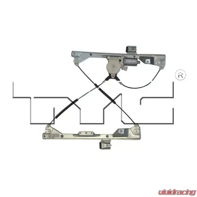 TYC Genera Power Window Motor and Regulator Assembly Pontiac Grand Prix Front Left 2004-2008 - 660354