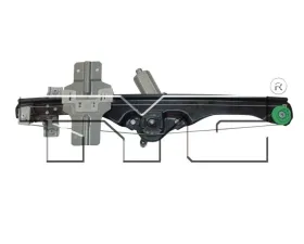 TYC Genera Power Window Motor and Regulator Assembly Front Right